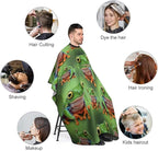 Professional Anti Static Hair Cutting Cape with Elastic Buckle, Waterproof Salon Cape for Coloring/Perming/Styling