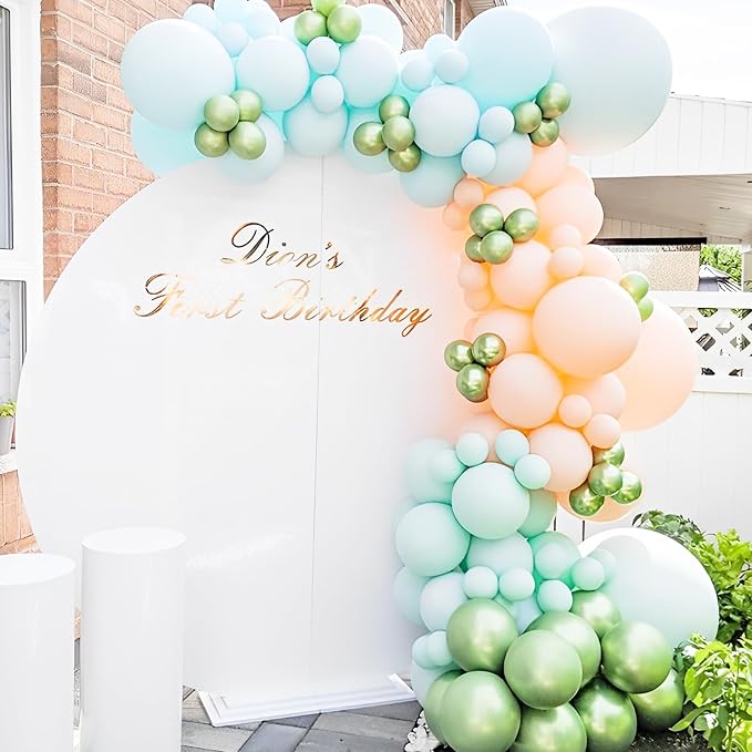 Voircoloria 66pcs Mint Green Pastel Green Latex Party Balloons, 12inch | - Image 6