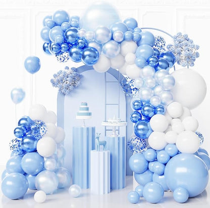 Blue Balloons Arch Kit, Baby Blue Latex Balloons by FQZYLCH