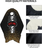Custom Barber Cape for Men Personalized Professional Hair Cutting Cape with Text for Home Salon Barbershop