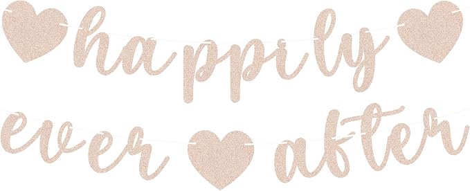 Pre-Strung Happily Ever After Banner by EONNCNT
