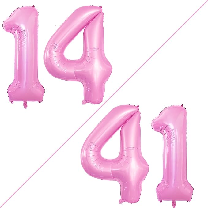 Number 14 Balloons for 14th Birthday Sweet 14 Party Decorations, 42 Inch Jumbo - Image 2