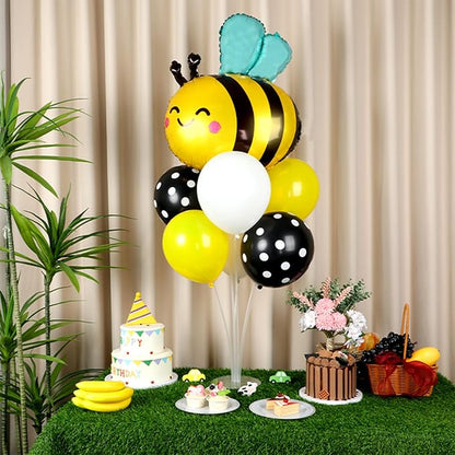 4 Sets Bee Baby Shower Party Balloons Stand Kit - Image 4