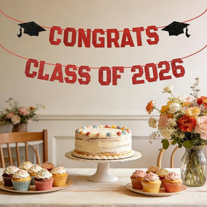 Pre-Strung Congrats Banner for Graduation - Image 4