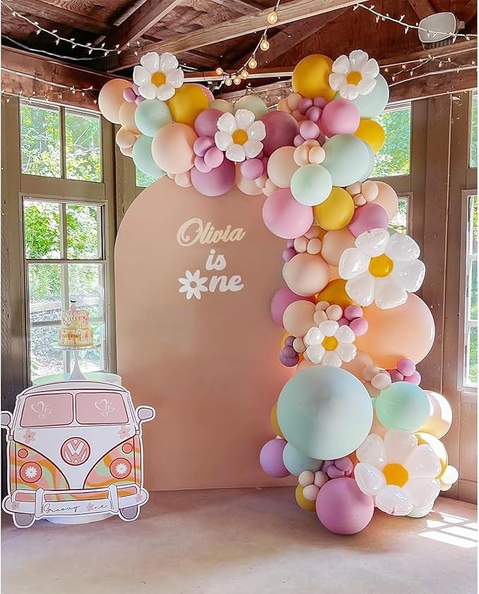 Daisy Balloon Garland Kit by IHEPYQ