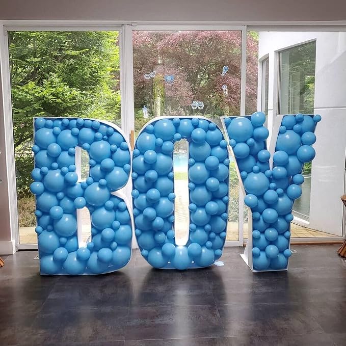 3FT Mosaic Balloon Frame, 1 Piece, LED Light, - Image 5