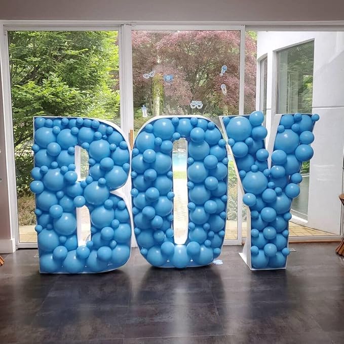 Marquee Letters 3FT Tall Mosaic Balloon Frame Pre-Cut Foam Board Letter L | - Image 5