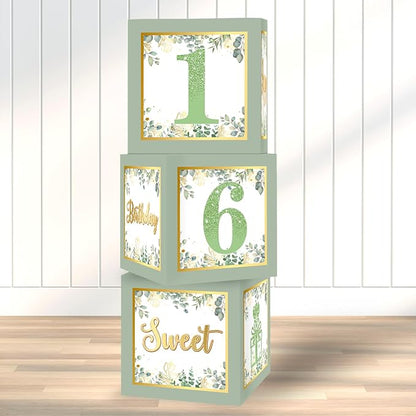 Sweet 16 Party Decorations Boxes by Racenaf