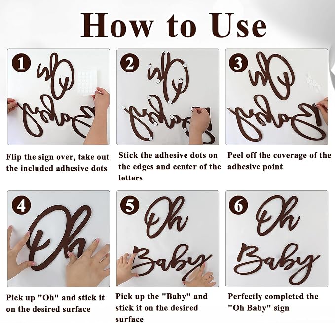 Oh Baby Sign for Backdrop - Image 4