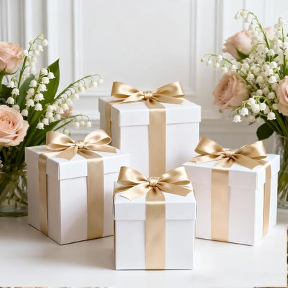 KINGLAKE Champagne Gold Satin Ribbon - Image 4