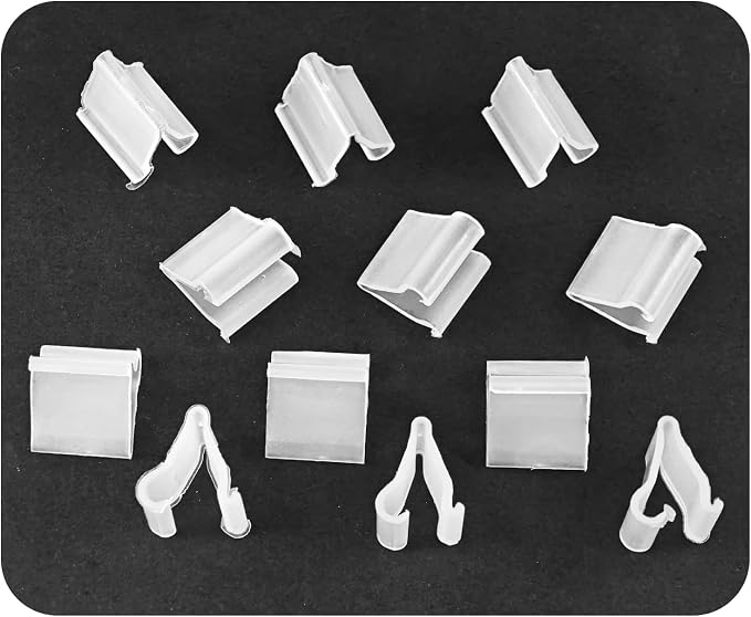 200PCS V-Shaped Transparent Plastic Balloon Clips - Image 3