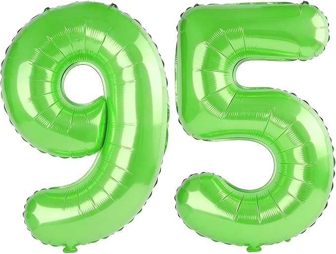 40 Inch Number 95 Balloons for 95th Birthday Party Decorations, 0-100 Fruit by FOBELEC