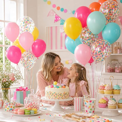 Rainbow Balloons, for Girls Birthday Baby Shower Rainbow Wedding and Summer - Image 6