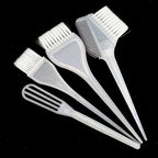 Hair Dye Brush and Bowl - Set of 5 Glitter and Soft Hair Coloring Kit with Mixing Bowl, Brushes, Tint Comb for DIY Hair Dyeing Bleaching Hightlinging at Home and Salon Use - Shiny Bright Sprinkle