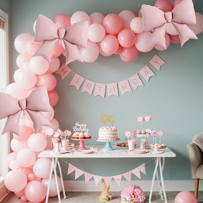 5Pcs 38 Inch Giant Pink Bow Balloon - Image 6