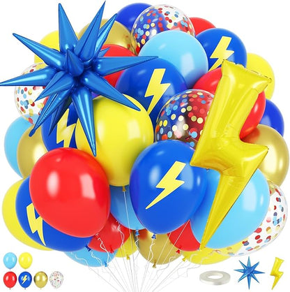 Red Yellow Blue Balloons, Cartoon Theme Balloons by Togvu