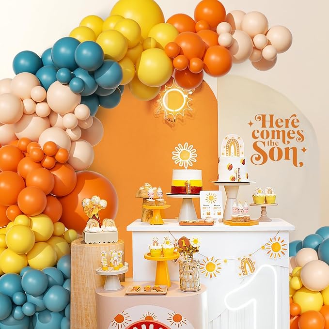 151pcs Here Comes the Sun Balloon Arch - Image 6