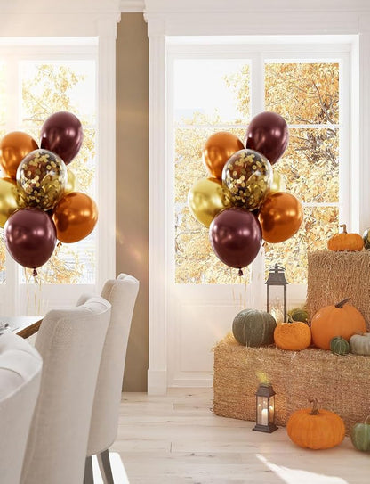Fall Thanksgiving Party Balloons, Autumn Balloons Decorations | 50Pcs 12 Inch - Image 7