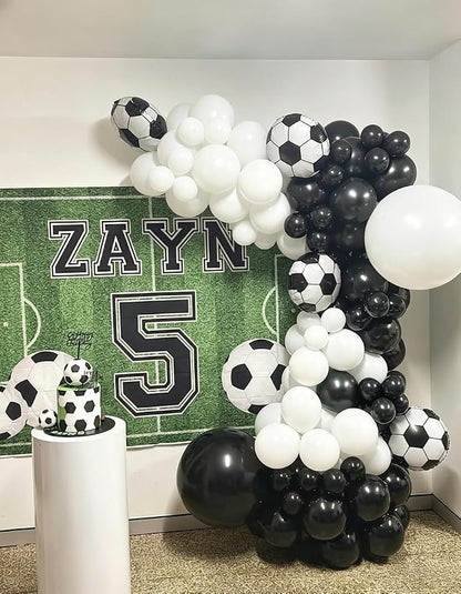Soccer Party Decorations 153Pcs, World Soccer Balloon Garland Arch Kit - Image 6