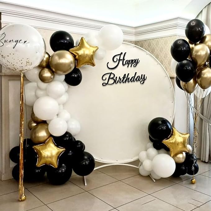 TONIFUL Happy Birthday Sign for Backdrop - Image 6