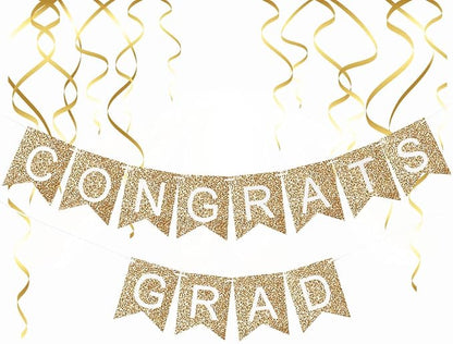 Graduation Decorations 2026, Congrats Grad Banner by Kiwayo