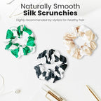 cute checkers design scrunchies for all hair type 10pack elastic hair band great for ponytails XL srcunchies set these soft hair ties is great for every occasion