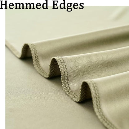 10ft x 10ft Wrinkle Free Sage Green Backdrop Curtains - Image 4