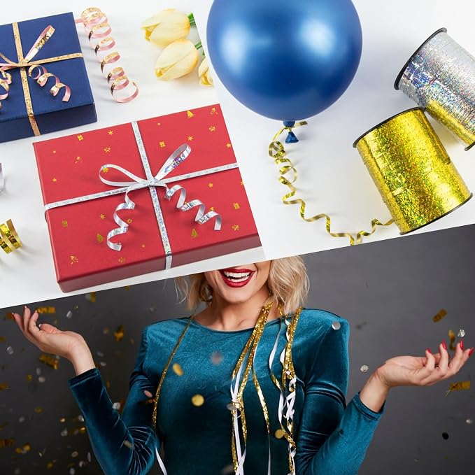 500 Yards Curling Ribbon for Gift Wrapping, 3/16" Balloon String for Christmas - Image 7