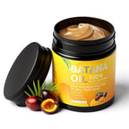 Batana Oil - Raw Batana Hair Mask Restores Damaged Thin Hair & Scalp, Organic Batana Oil Paste Conditioner for Hair Growth Suitable for Women & Men Prevents Loss Dry Fits All Hair Type (4oz)