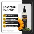 Nourish Me Hair Oil with Grapeseed & Argan Oil, Calendula Extract & Rosemary Oil is Lightweight and Ideal for Sisterlocks and Braids, Great for use with LOC/LCO Methods, 4 ounces
