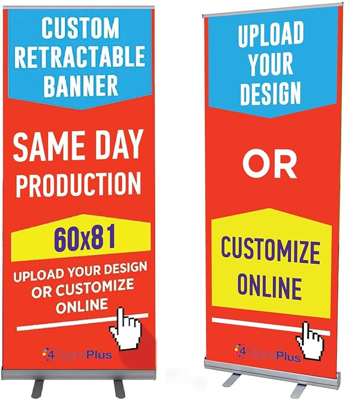 Custom Retractable Banner with Aluminum Frame by Unknown