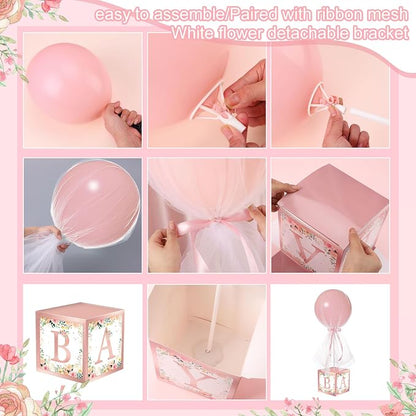 6 Set Pink Girl Tulle Tutu Balloon - Image 4