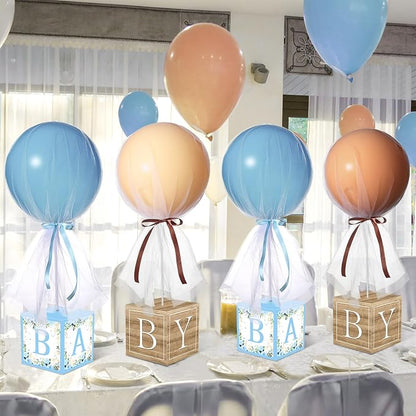 6 Set blue Brown Bear Tulle Tutu Balloon - Image 6