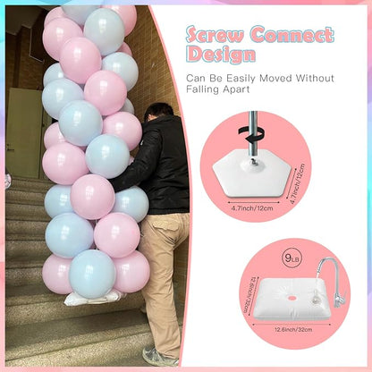 YALLOVE Balloon Column Stand - Image 3
