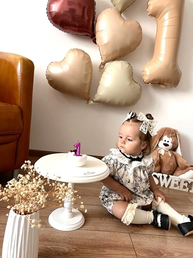 Light Brown Number 1 Balloon 40 inch, 1st Birthday Party Balloons Decoration | - Image 4