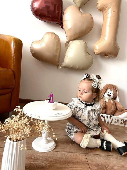 Light Brown Number 1 Balloon 40 inch, 1st Birthday Party Balloons Decoration | - Image 4