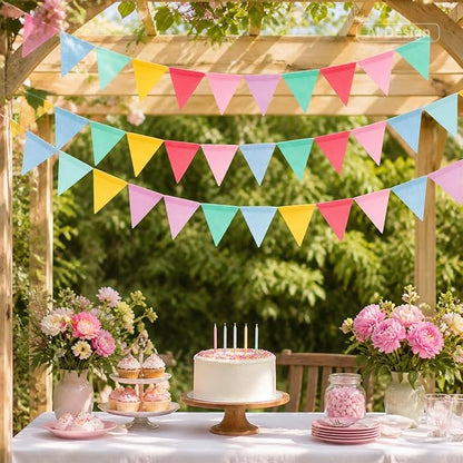 G2PLUS Bunting Banner, Triangle Flag Garland, Pennant Banner Flags, Pride Month - Image 7