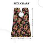 Beard Hair Catcher for Men, Waterproof Shaving Bib Apron Non-Stick, Trimming Tool for Dad Husband, Chinese Peonies Flroal Traditional Dragon Shave Bib