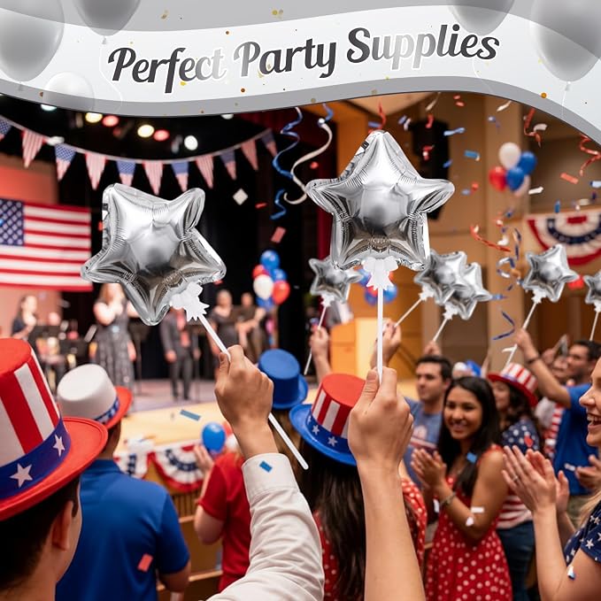 30 Pcs Mini Star Self Inflatable Balloons Bulk - Image 5