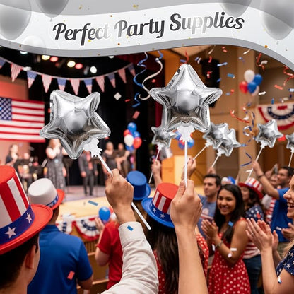 30 Pcs Mini Star Self Inflatable Balloons Bulk - Image 5