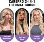 zavarea Thermal Brush, 1.5 Inch Heated Round Brush for Blowout Look, Hot Styler with 800M Negative Ions & Ceramic for Less Damage & Frizz, Boosts Shine & Easy to Use, Dual Voltage, Valoran Purple