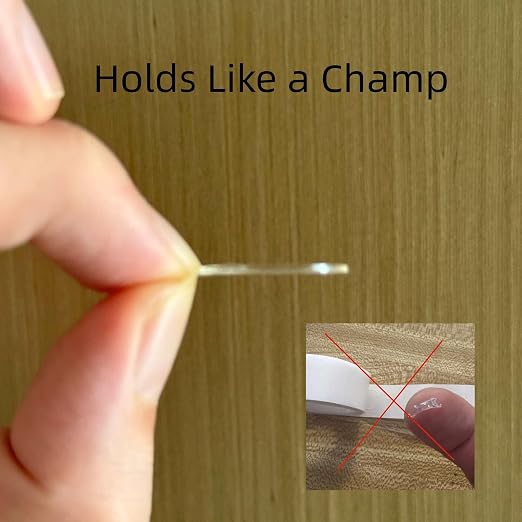 Clear Glue Dots Removable Sticky Tack, Waterproof Poster Putty Double Sided Dots - Image 4