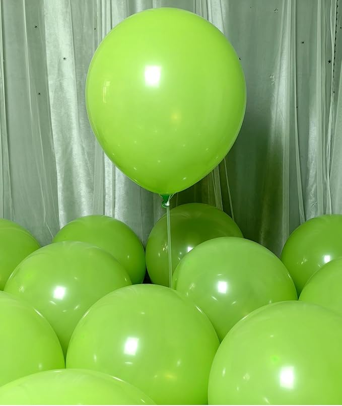 90 Pack Light Green Balloons 18 inch Green Latex Big Balloons - Image 4