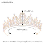 Princess Tiara and Crown for Women Wedding Tiaras for Bridal girls Tiaras and Crystal Crowns Rhinestone Headband Metal Hair Accessories for Costume Birthday Party Prom Gifts