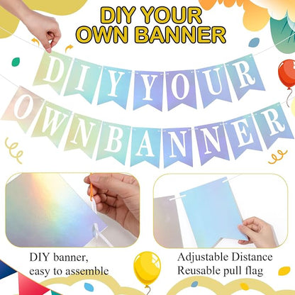 Mooliwe 171 Pcs DIY Custom Banner Kit Make Your Own Customizable Sign - Image 3