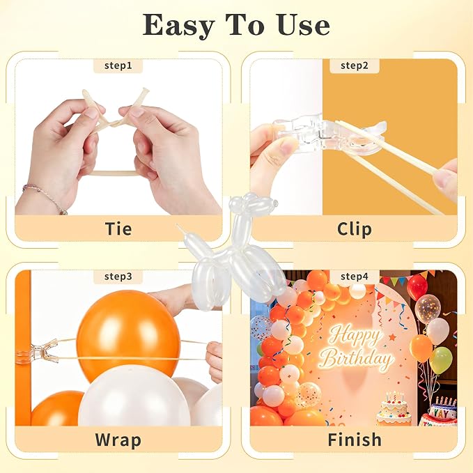 PUGPIU 81 Pcs Balloon Arch Clips Set - Image 4