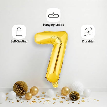 Restaurantware-Balloonify 16 Inch Number Balloon, 1 Digital Party Balloon - Image 4
