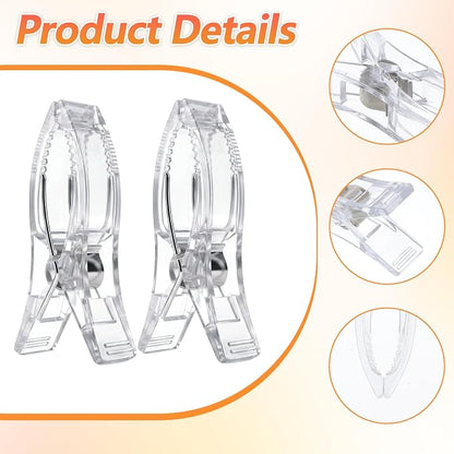 30pcs Balloon Arch Clips Clear Balloon Clamps - Image 3