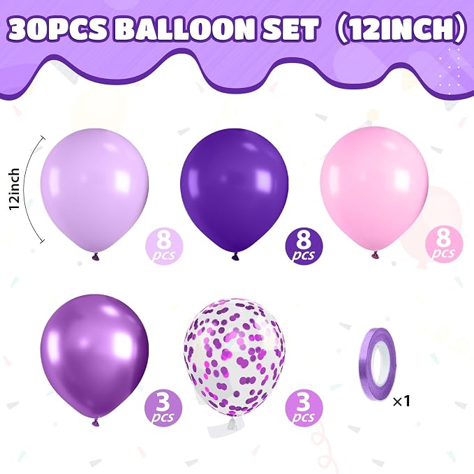 Pink and Purple Balloons - Image 2