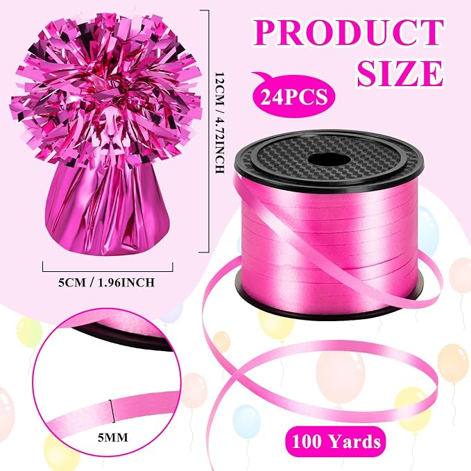 24 PCS Balloon Weights Metallic Anchor, Balloon Holder Heavy Weights | - Image 2